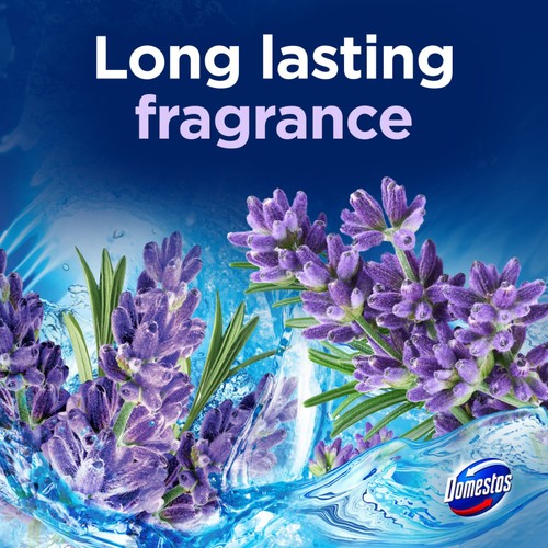 Domestos Power 5 Toilet Rim Block Lavender
