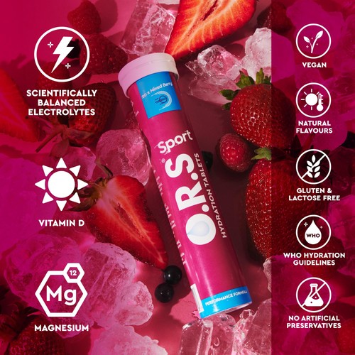 ORS Berry Sport Tablets