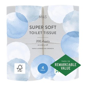 M&S Soft Toilet Tissue