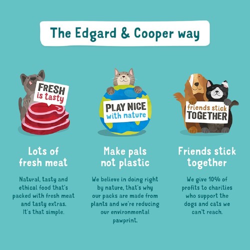 Edgard & Cooper Adult Grain Free Wet Dog Food with Chicken & Turkey