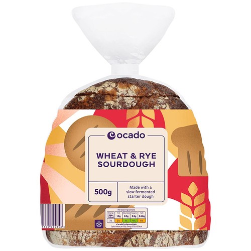 Ocado Wheat & Rye Sourdough