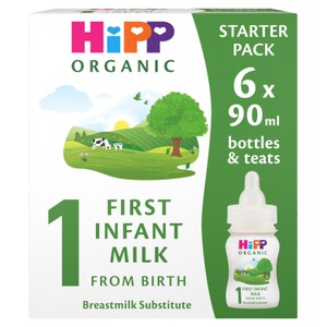 HiPP Organic First Infant Baby Milk Formula Starter Pack, From