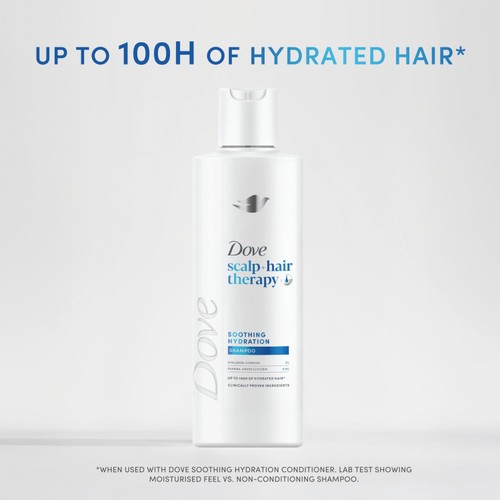Dove Soothing Hydration Shampoo  for Smooth, Soft and Moisturised Hair