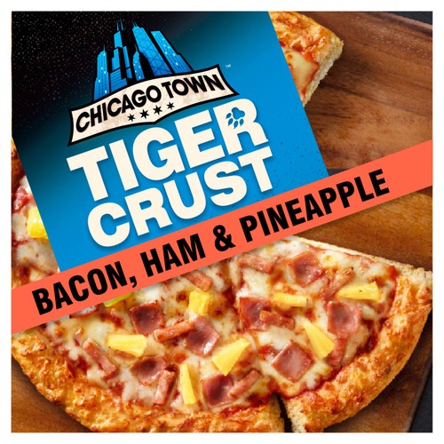 Chicago Town Tiger Crust Ham, Bacon & Pineapple Pizza
