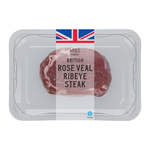 M&S British Rose Veal Ribeye Steak