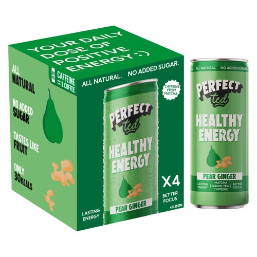 PerfectTed Natural Energy Pear Ginger