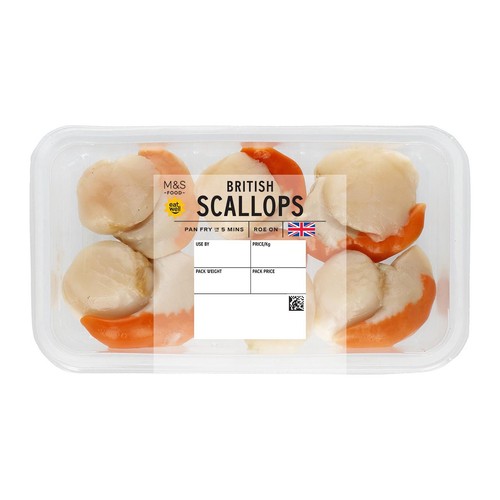 M&S British Scallops