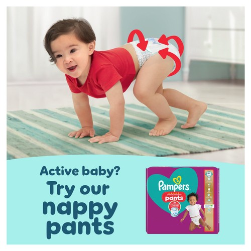 Pampers Premium Protection Nappies, Size 4 (9-14kg) Essential Pack
