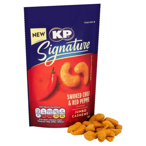 KP Signature Smoked Chilli and Red Pepper Cashew Nuts