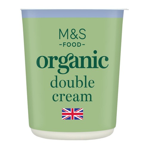 M&S Organic Double Cream