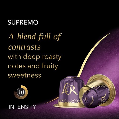 L'OR Espresso Supremo Intensity 10 Coffee Capsules