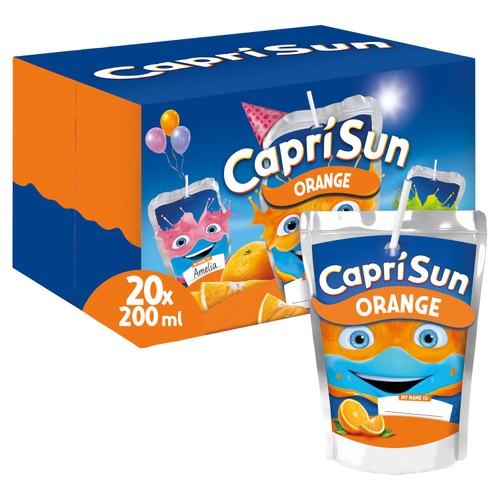 Capri Sun Orange Party Pack Kids Juice Drink