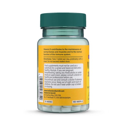 Holland & Barrett Vitamin D 3000 I.U. 75ug 