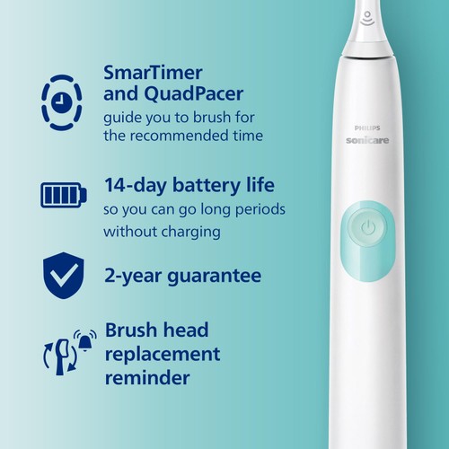 Philips Sonicare Series 4300 White Electric Toothbrush Protective Clean