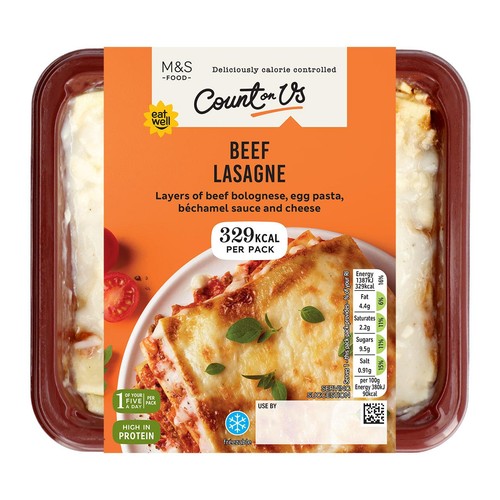 M&S Count On Us Beef Lasagne