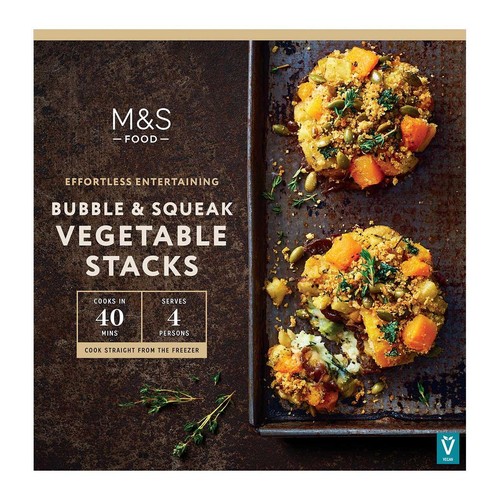 M&S 4 Bubble and Squeak Vegetable Stacks