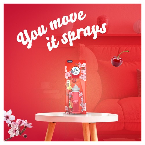Glade Sense & Spray Air Freshener Refill Floral Cherries