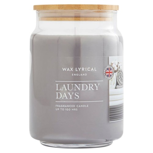 Wax Lyrical England Laundry Days Large Jar Candle