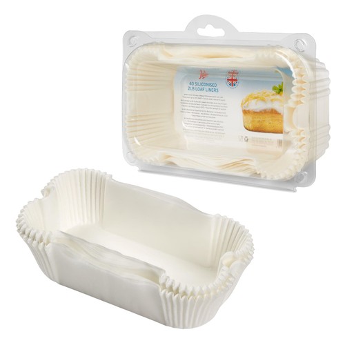 Tala 30 Non-stick Loaf Baking Tin Liners 2lb 