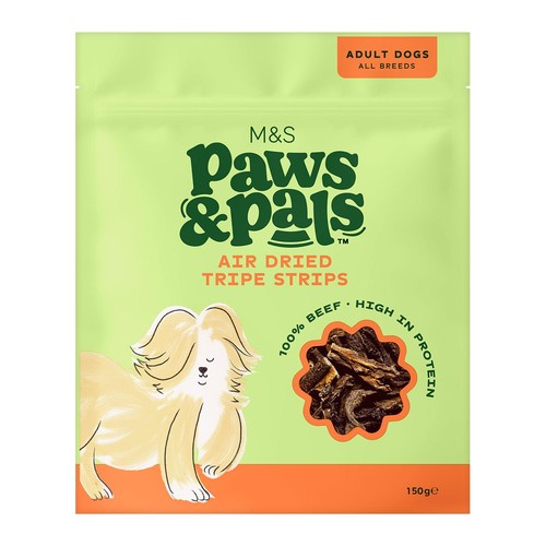 M&S Paws & Pals Air Dried Tripe Strips