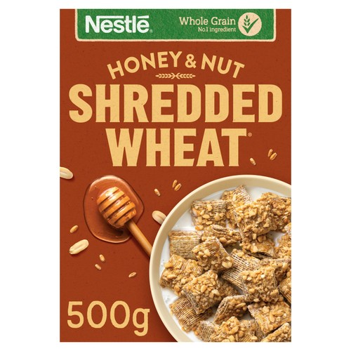 Shredded Wheat Bitesize Honey & Nut Cereal