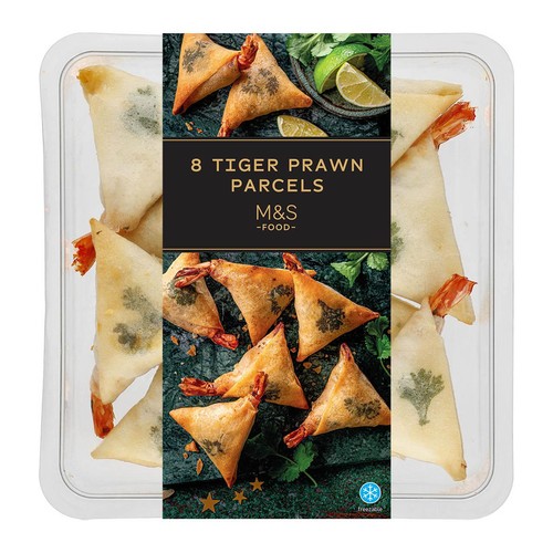M&S 8 Tiger Prawn Parcels