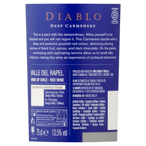 Diablo Deep Carmenere