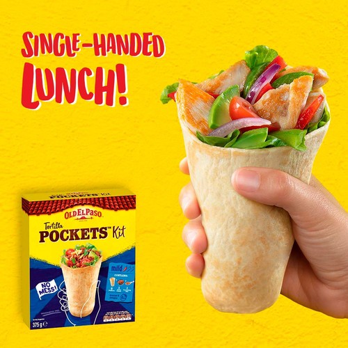 Old El Paso 8 Original Tortilla Pocket Kits 375g