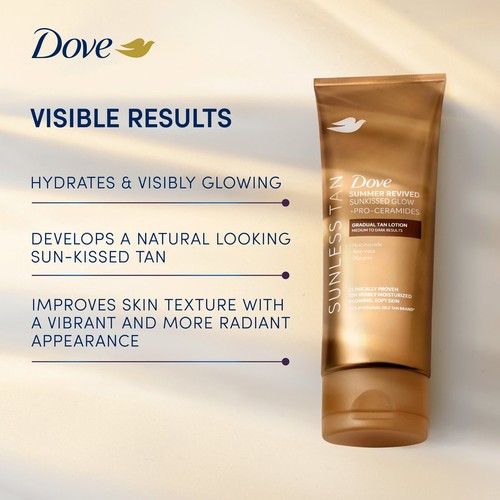 Dove Dermaspa Summer Revived Medium-Dark Body Lotion