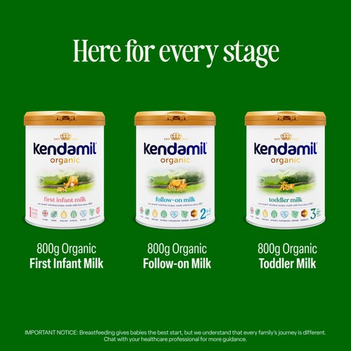 Kendamil Organic 1 First Infant Milk Powder, From Birth