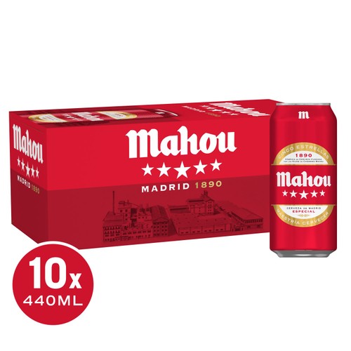 Mahou Spanish Lager Beer Cans