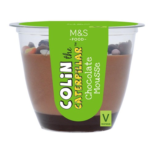 M&S Colin the Caterpillar Chocolate Mousse