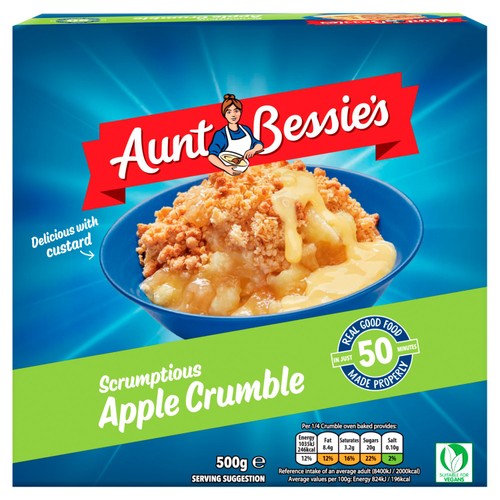 Aunt Bessie's Scrumptious Apple Crumble