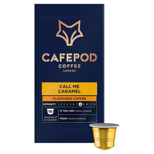CafePod Call Me Caramel Nespresso Compatible Aluminium Coffee Pods