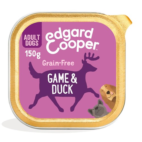 Edgard & Cooper Adult Grain Free Wet Dog Food with Game & Duck