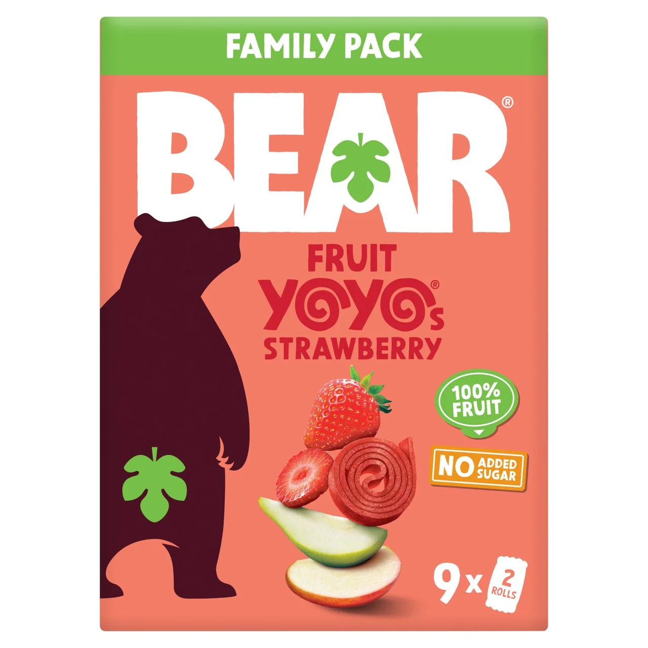 BEAR Fruit Yoyos Strawberry Family Pack