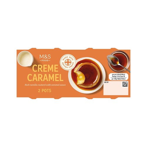 M&S Creme Caramel Desserts