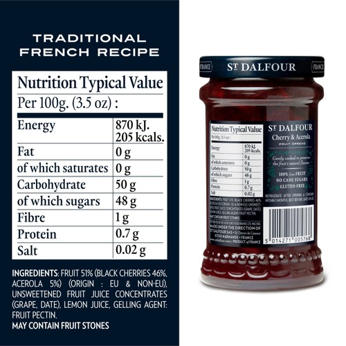 St Dalfour Cherry & Acerola Fruit Spread