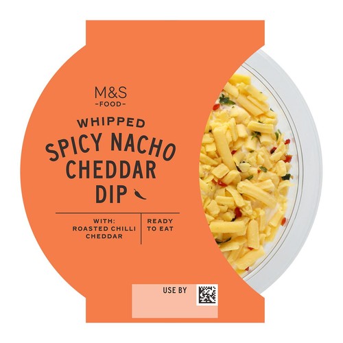 M&S Whipped Spicy Nacho Cheddar Cheese Dip