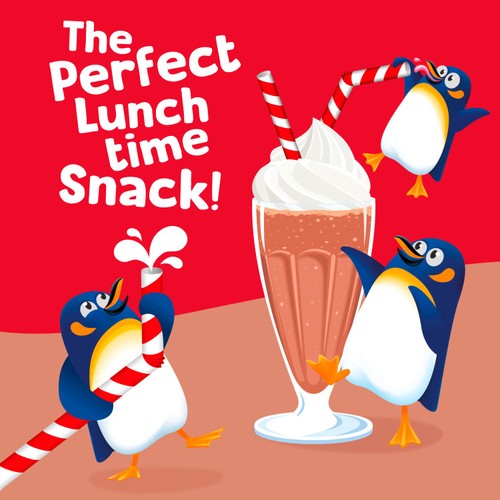 McVitie's Penguin chocolate milkshake cake bar