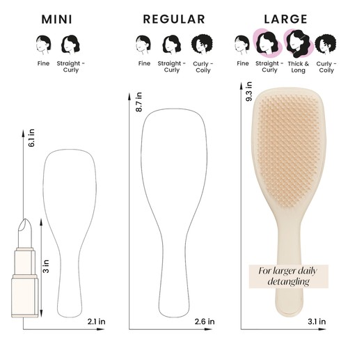 Tangle Teezer Large Ultimate Detangler Cappuccino