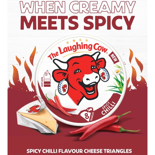 The Laughing Cow Chilli Cheese Spread Triangles