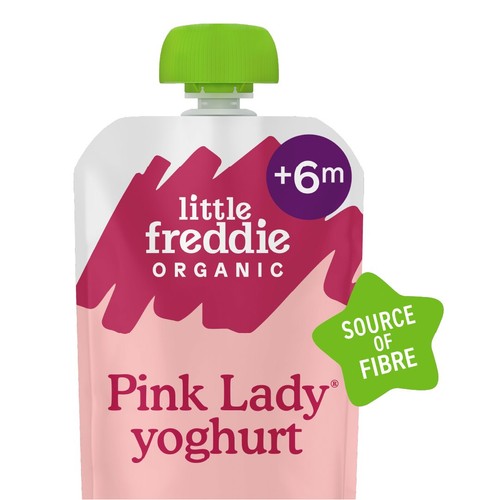 Little Freddie Pink Lady Apple Yoghurt Baby Food Pouch 6+ Months