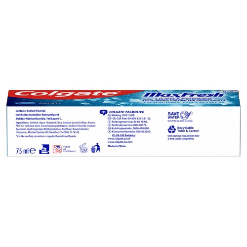 Colgate Max Fresh Cooling Crystals Toothpaste