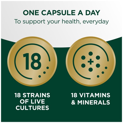 Centrum Multibiotics Complete, Probiotic & Multivitamin Capsules