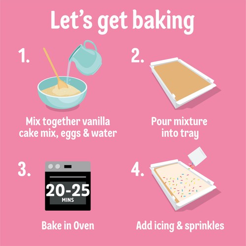 Dr. Oetker Vanilla School Cake Mix