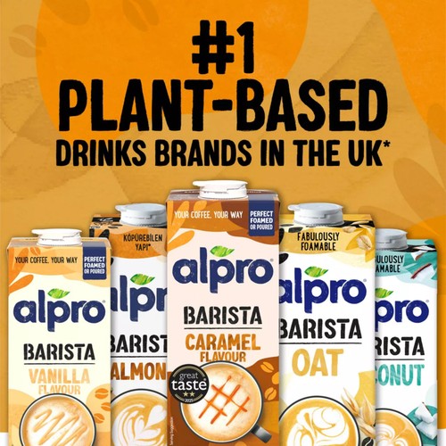 Alpro Barista Caramel Flavour Oat Soya Drink