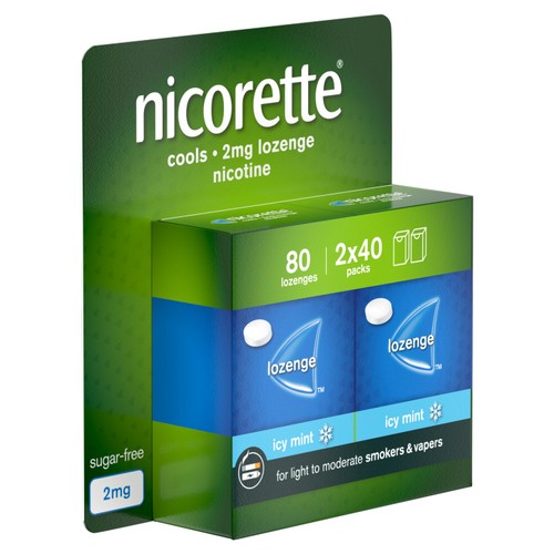 Nicorette 2mg Icy Mint Nicotine Lozenges