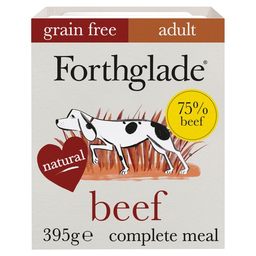 Forthglade Natural Grain Free Wet Dog Food Beef with Sweet Potato