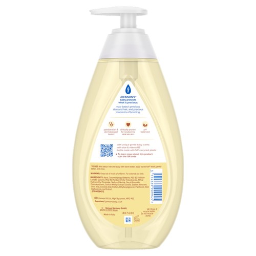 Johnson's Baby Top-To-Toe Body Wash for Delicate Skin